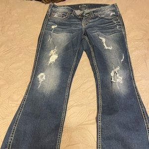 Silver jeans